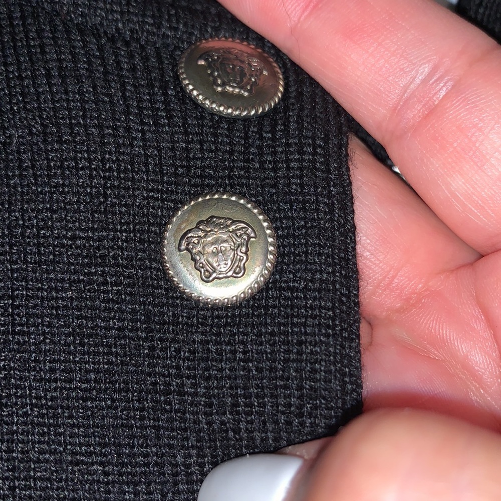 Versace Black Sweater Great Condition Small - Picture 5 of 5